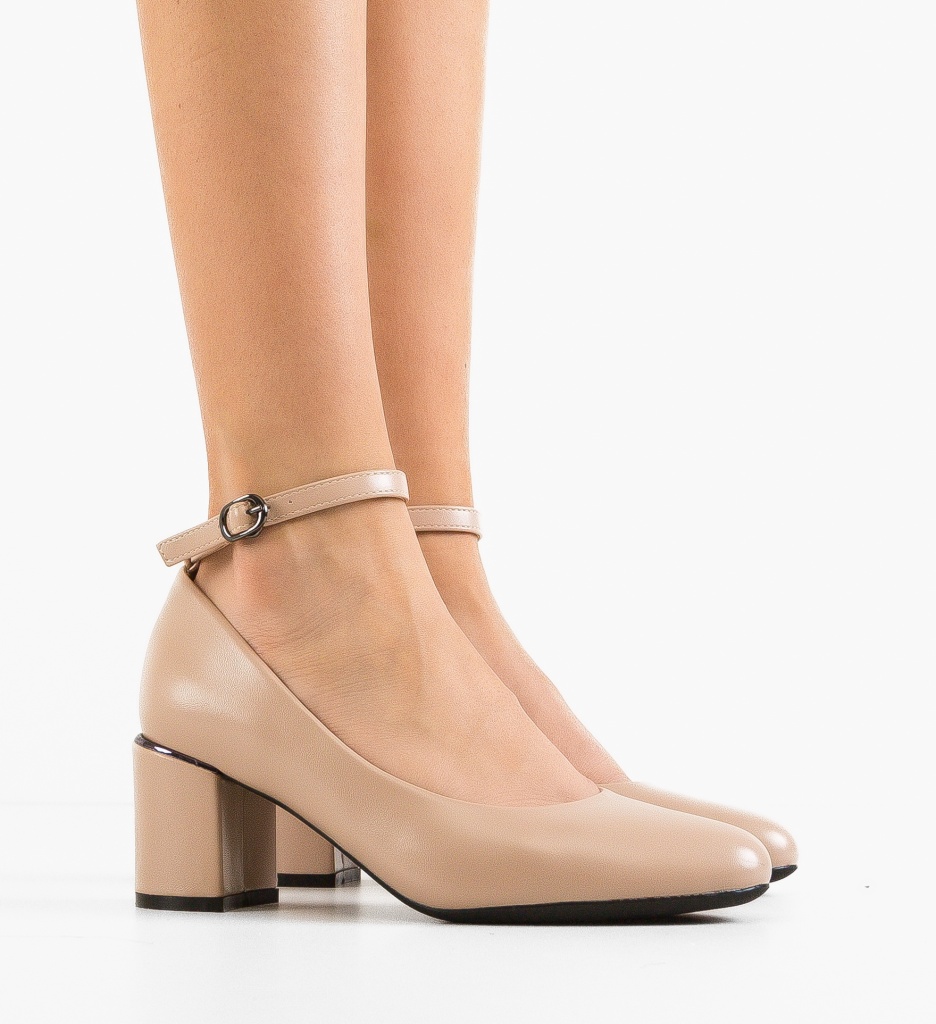 Pantofi Dama Lallo Nude - Eleganță și Stil - imagine 4