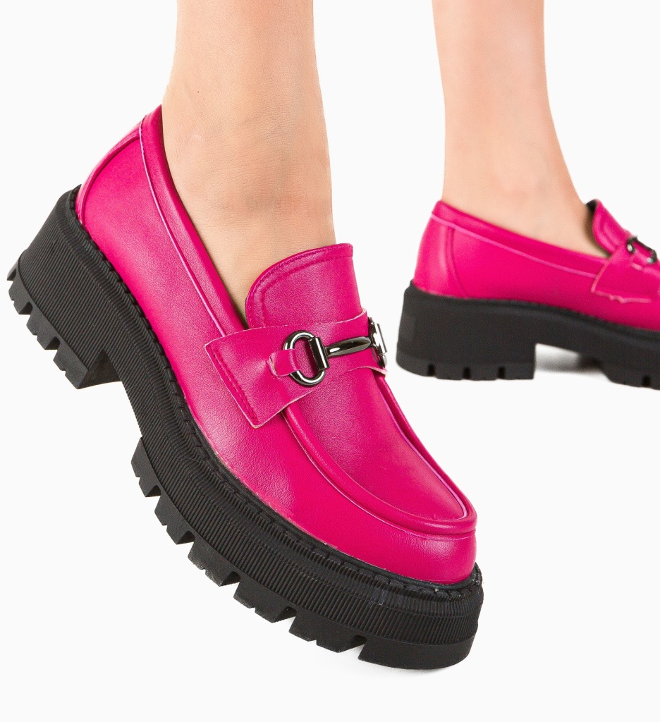 Pantofi Casual Jung Fuchsia - Confort și Stil - imagine 3