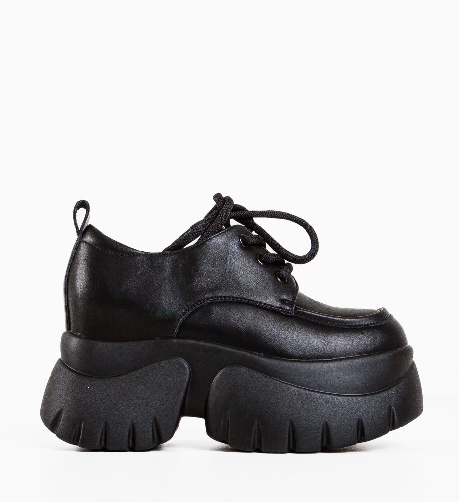 Pantofi Casual Sajna Negri | Confort și Stil - imagine 3