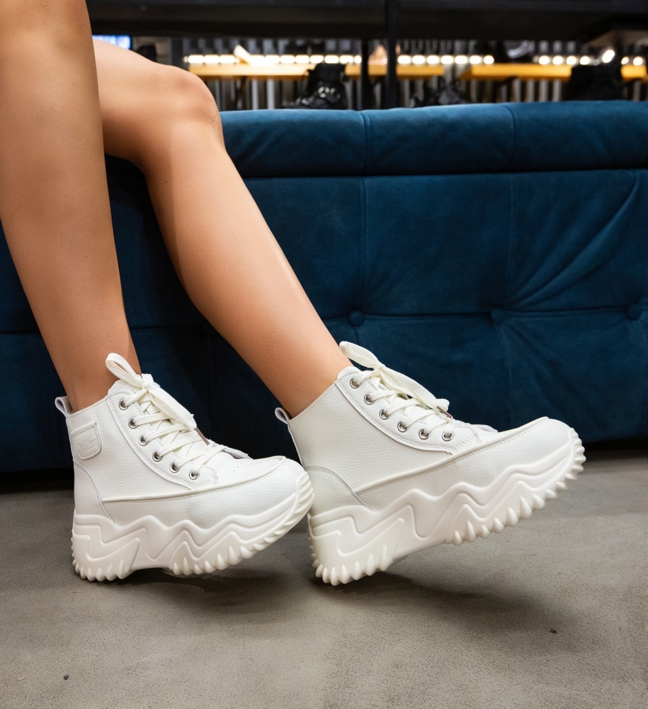 Sneakers Dama Vevery Bej | Confort & Stil - imagine 2