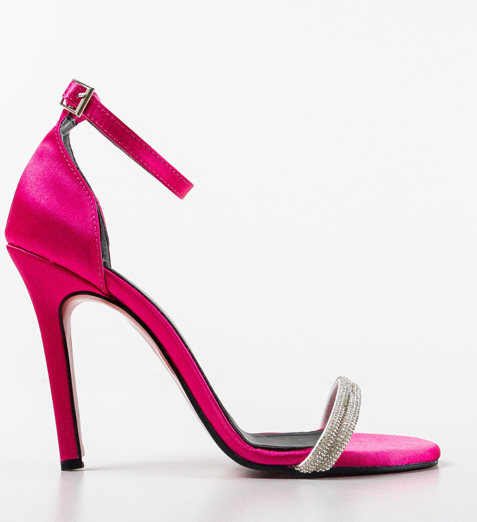 Sandale Toc Blyana Fuchsia Elegante - imagine 6
