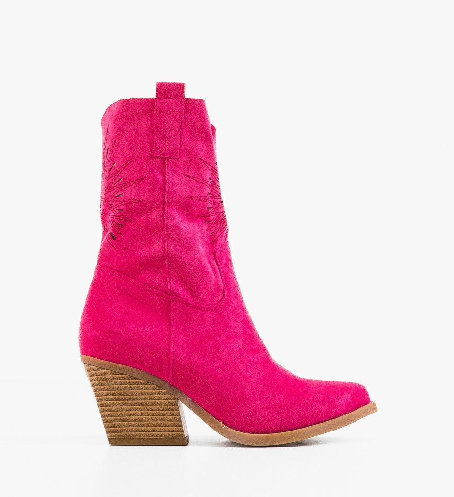 Botine Dama Iwan Fuchsia - Eleganță și Stil - imagine 5