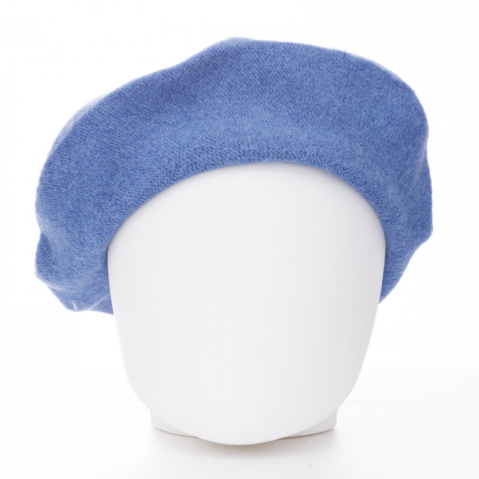 Bereta Albastru Pastel Shopika | Stofă de Lână