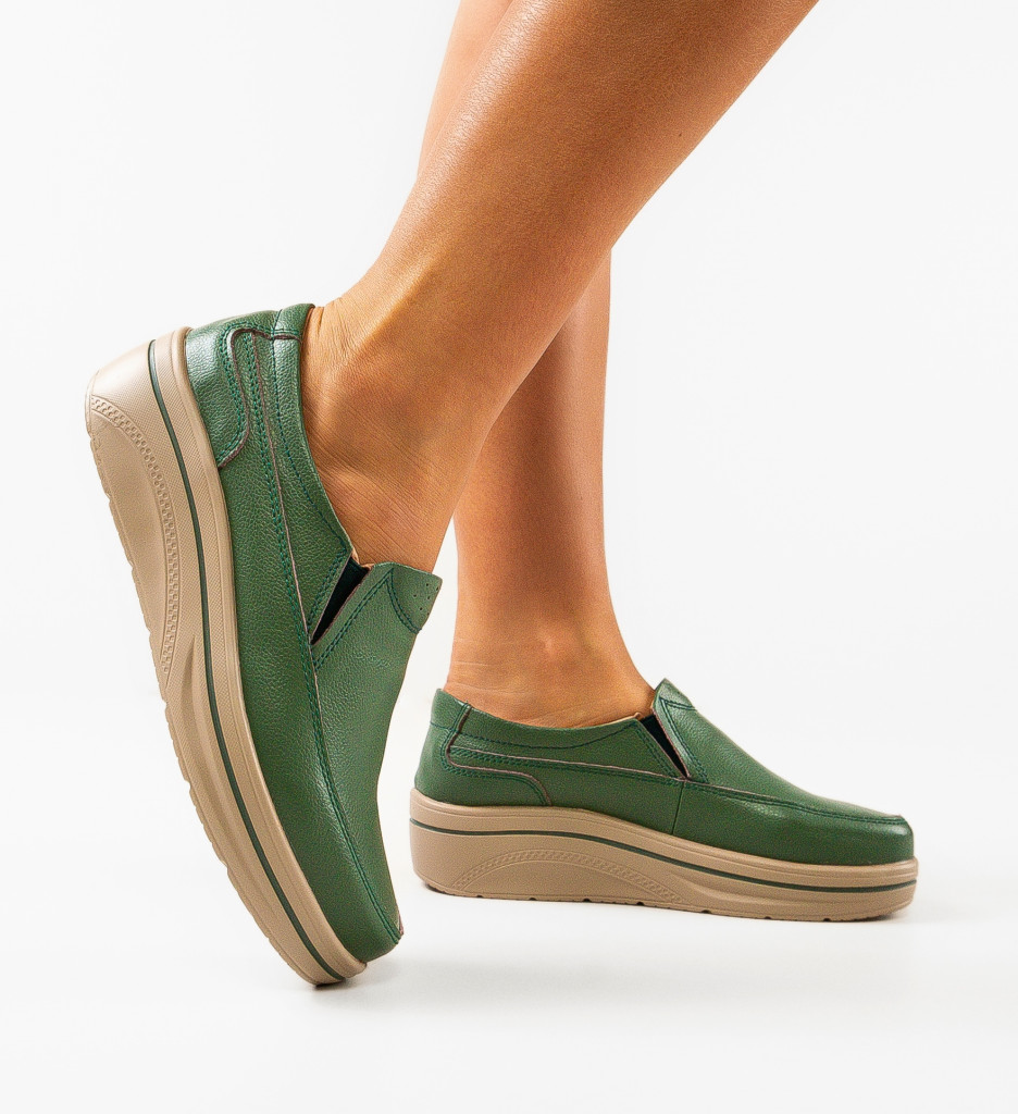 Pantofi Casual Rankin Verzi - Confort & Stil - imagine 2
