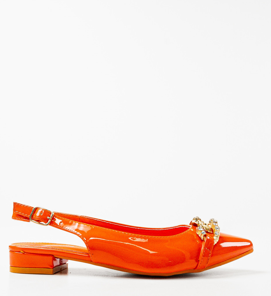 Balerini Dama Kavita Portocalii - Confort și Stil - imagine 4