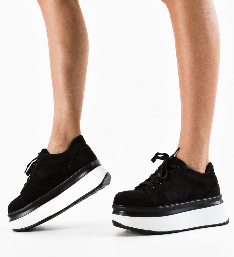 Pantofi Casual Kampus Negri - Confort și Stil - imagine 6