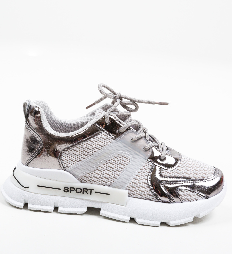 Pantofi Sport Lucian Gri, Confort Superior - imagine 6