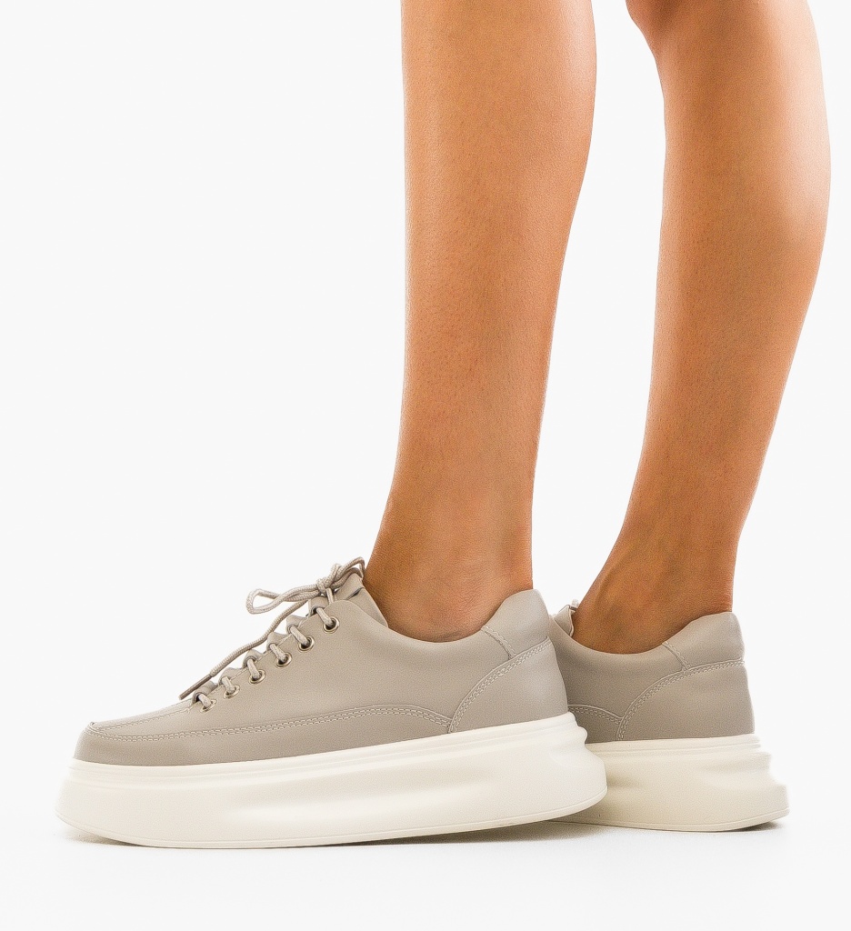Sneakers Wade Gri Dama - Confort și Stil Urban - imagine 3