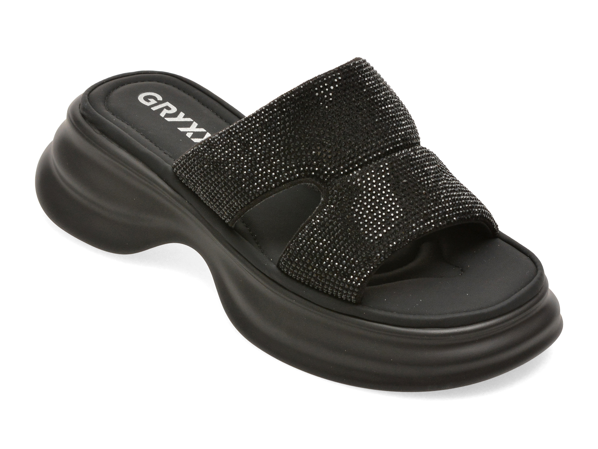 Papuci GRYXX Negri Textil 5236 - Confort și Stil