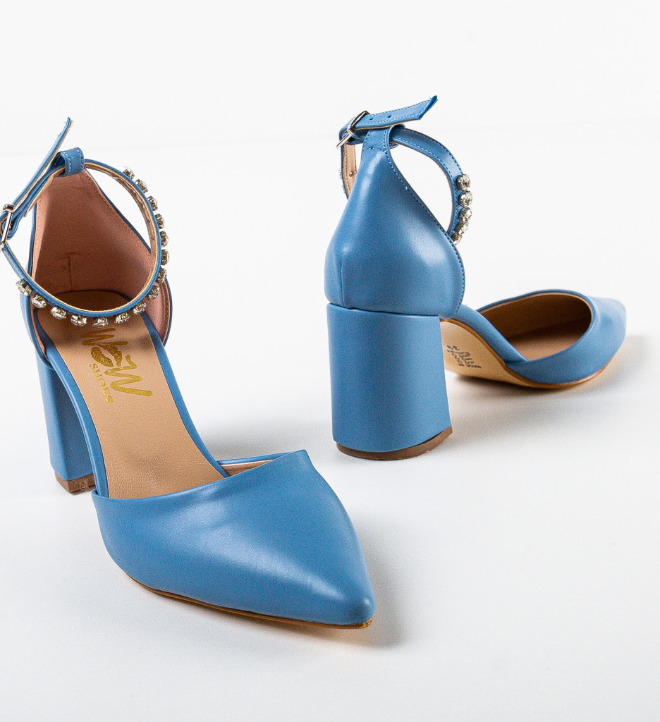 Pantofi Vingrete Bleumarin | Eleganță și Stil - imagine 8