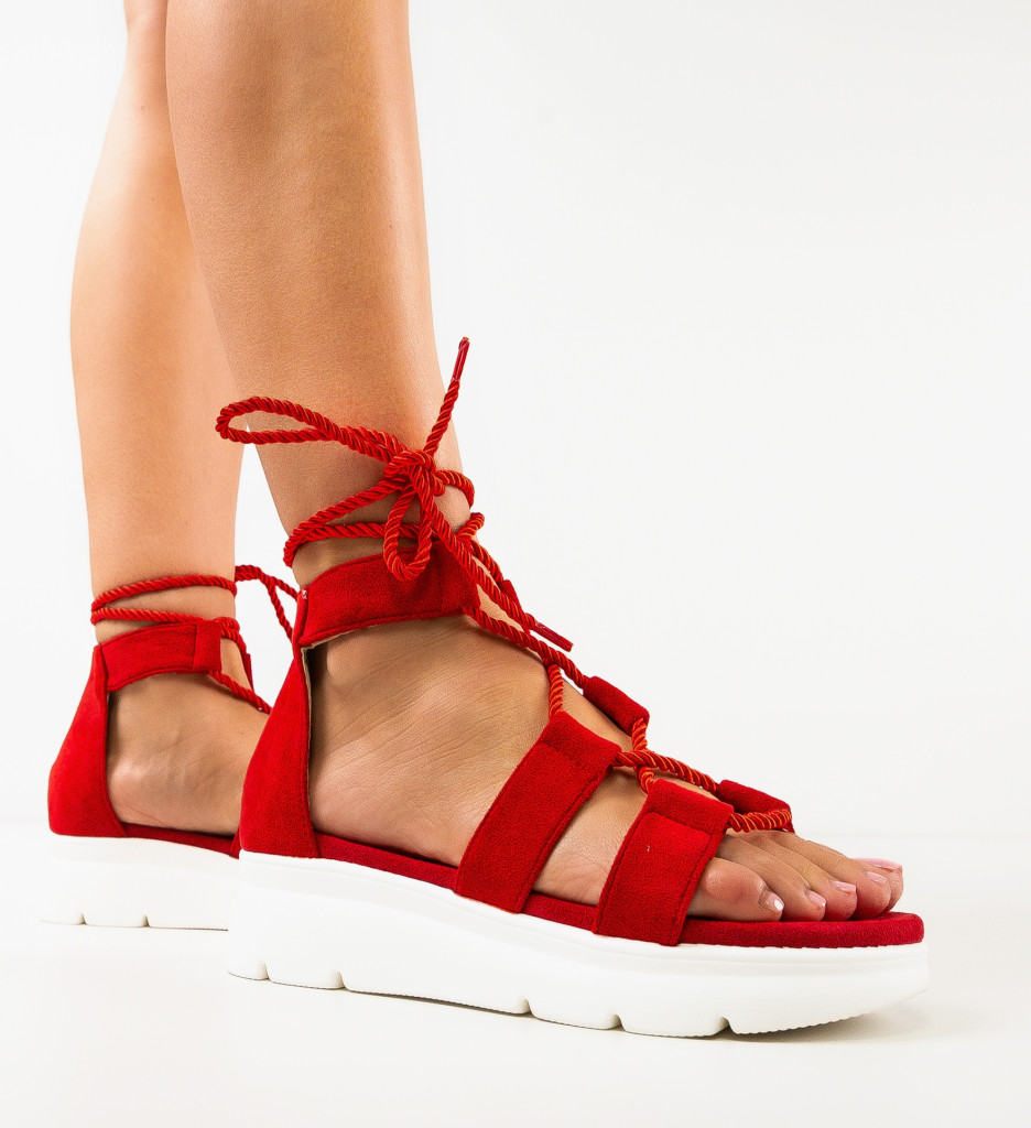 Sandale Miami Rosii - Stil si Confort