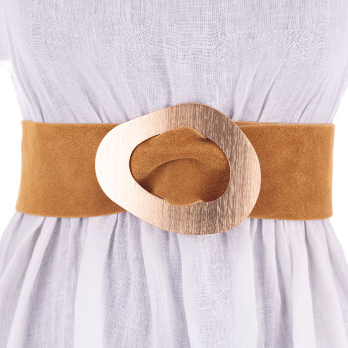 Curea Mustar Shopika | Accesoriu Statement - imagine 1