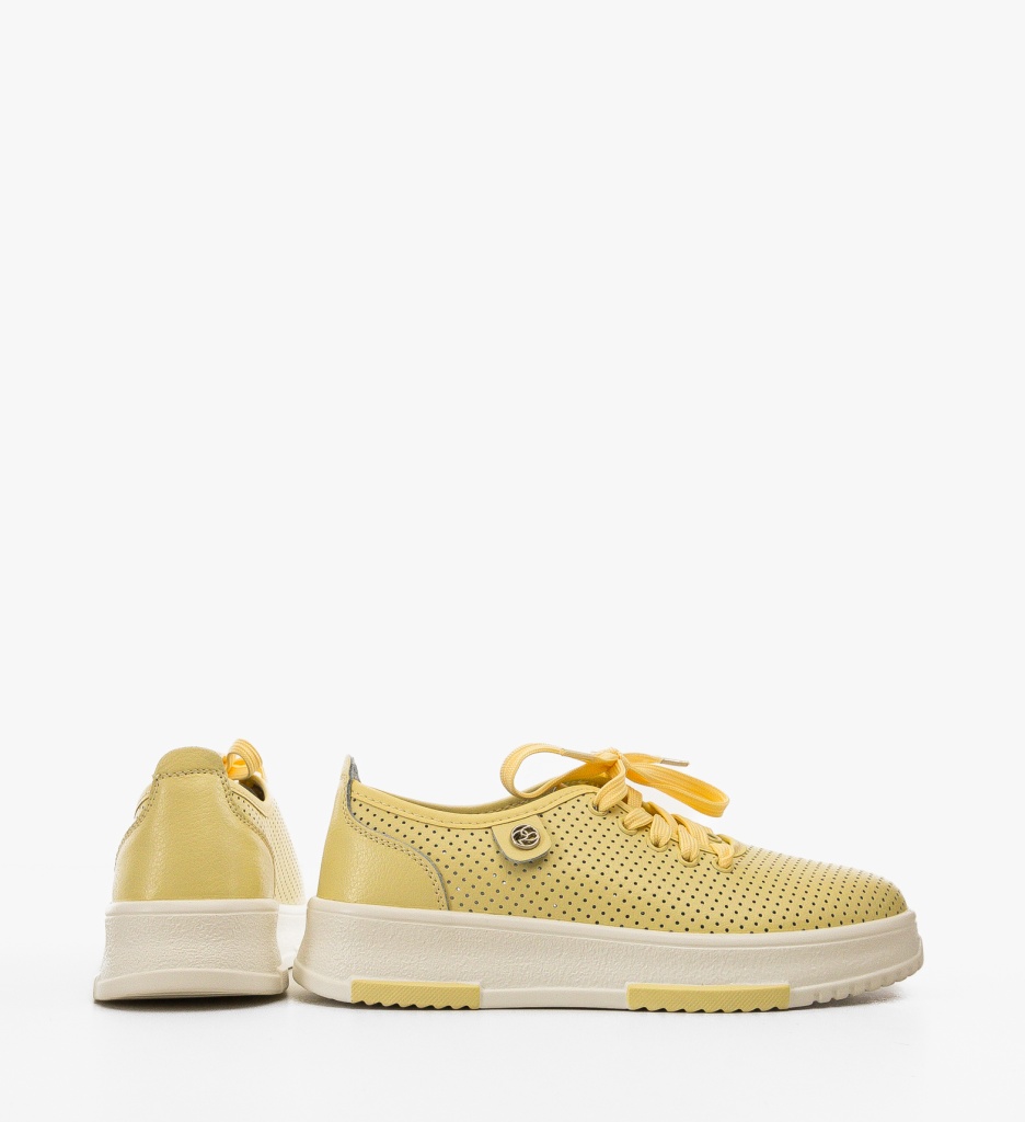 Pantofi Casual Galbeni Ygrysha | Confort Zilnic - imagine 6