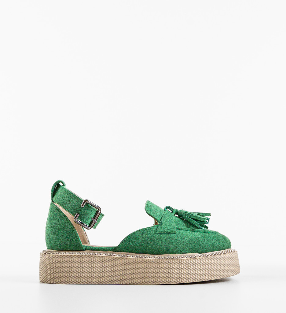 Pantofi Kalin Verzi | Stil Casual Confortabil - imagine 4