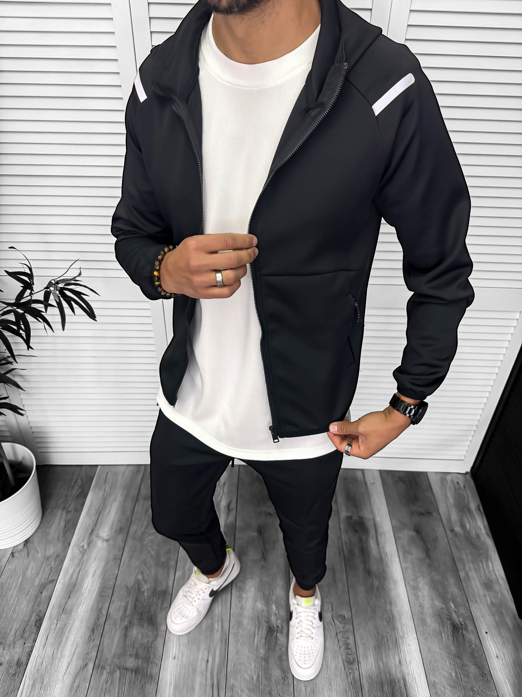 Trening Barbati Slim Fit Bumbac Premium