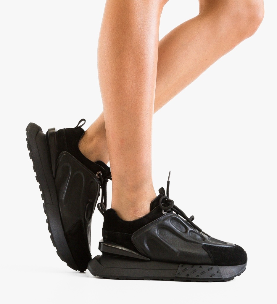 Sneakers Dama Kajmer Negri | Stil și Confort - imagine 3