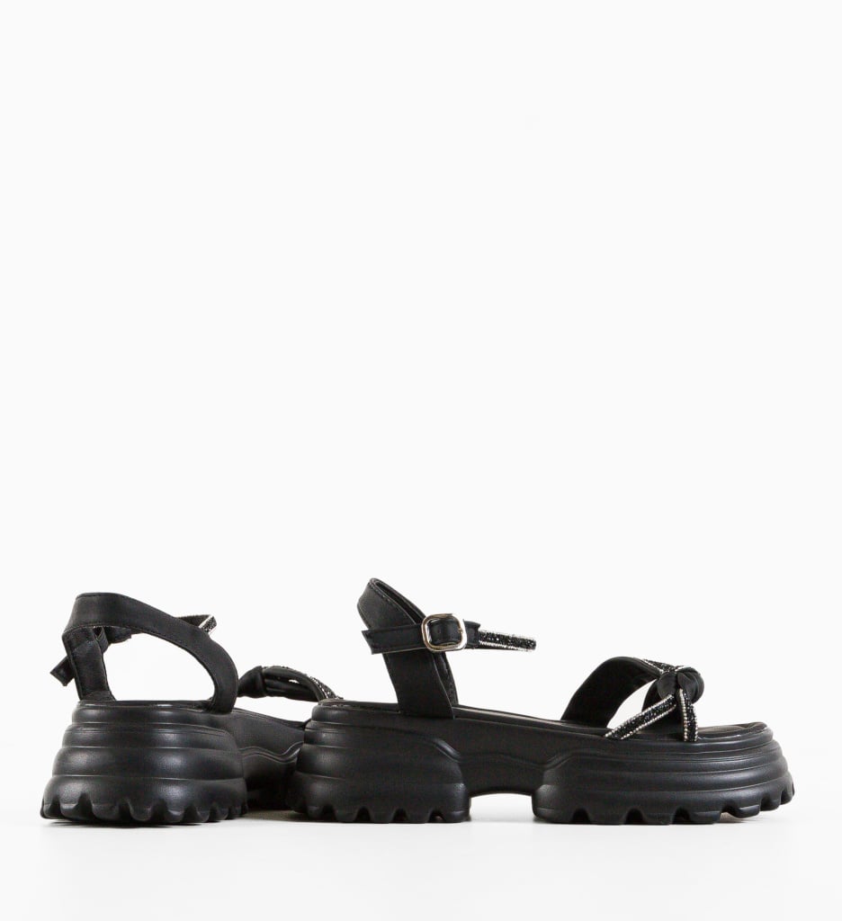Sandale Dama Chariz Negre | Eleganță și Confort - imagine 7
