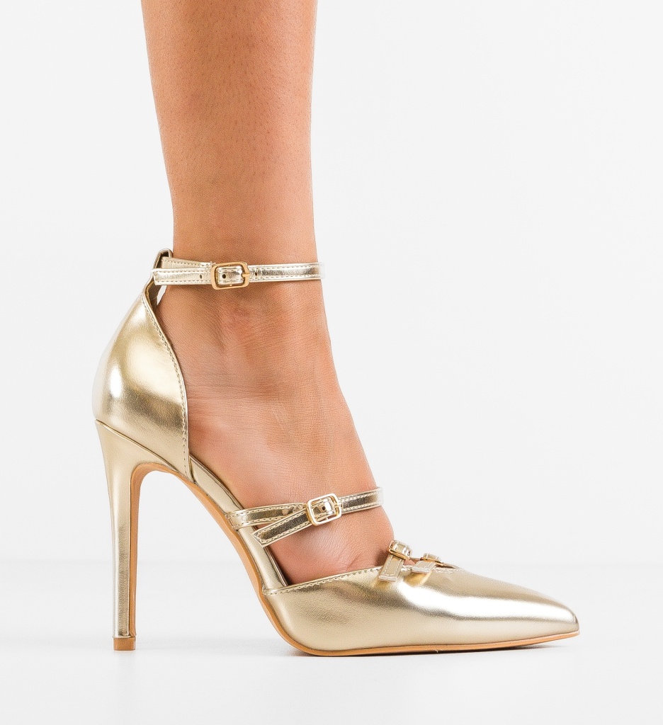 Pantofi dama Cobb Aurii cu toc elegant - imagine 15