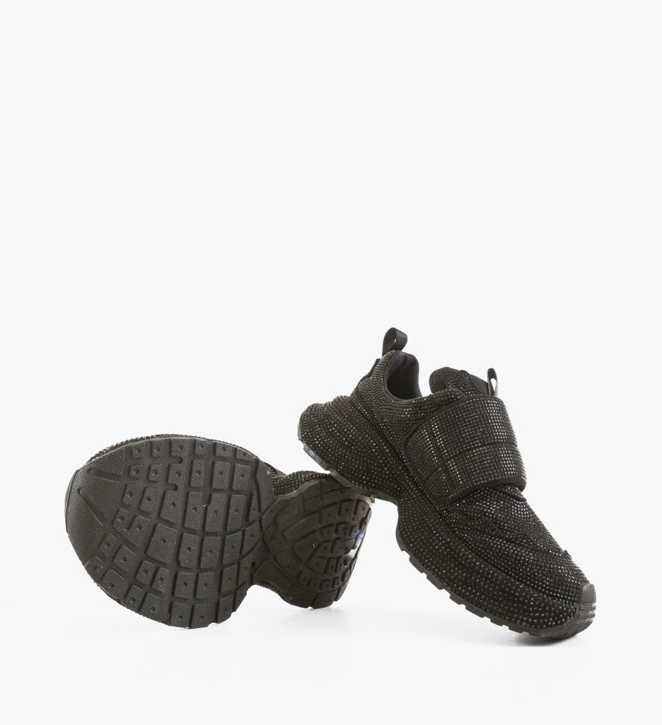 Sneakers Dama Tanba Negre - Confort și Stil Urban - imagine 2