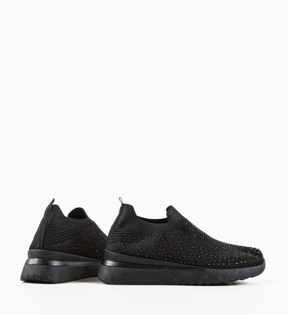 Sneakers dama Reach Negru | Confort Stilat - imagine 5