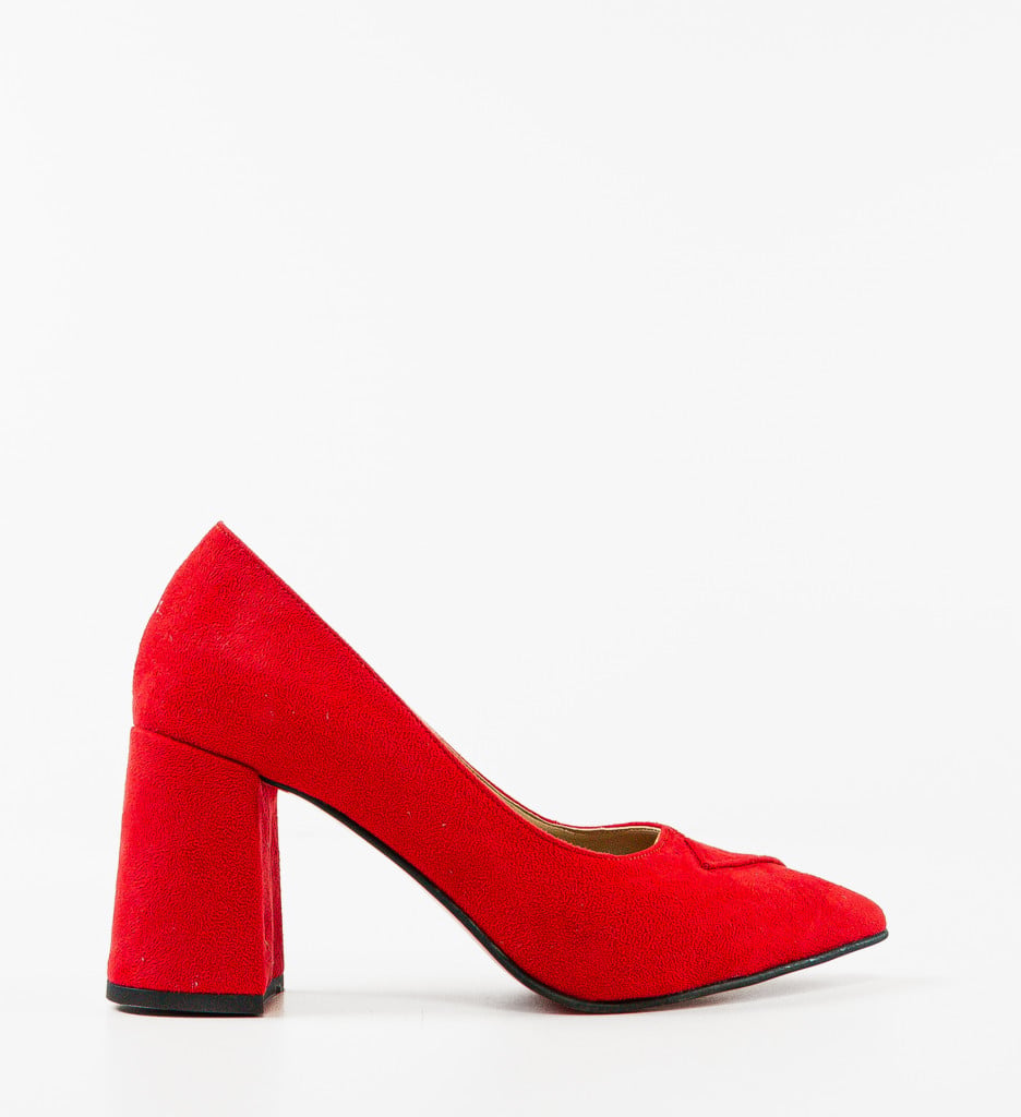Pantofi Jafanza Rosii cu Toc - Eleganță Garantată - imagine 6