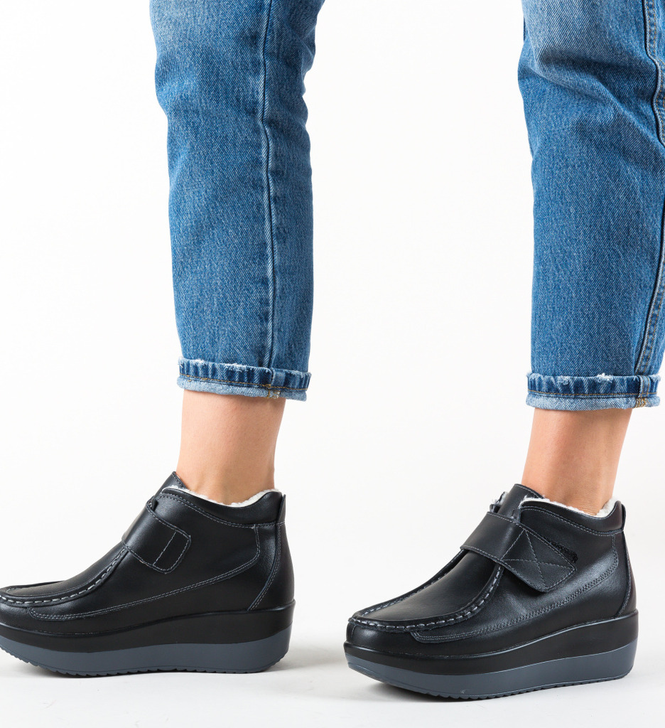 Pantofi Jistry Negri | Stil și Confort Urban - imagine 2