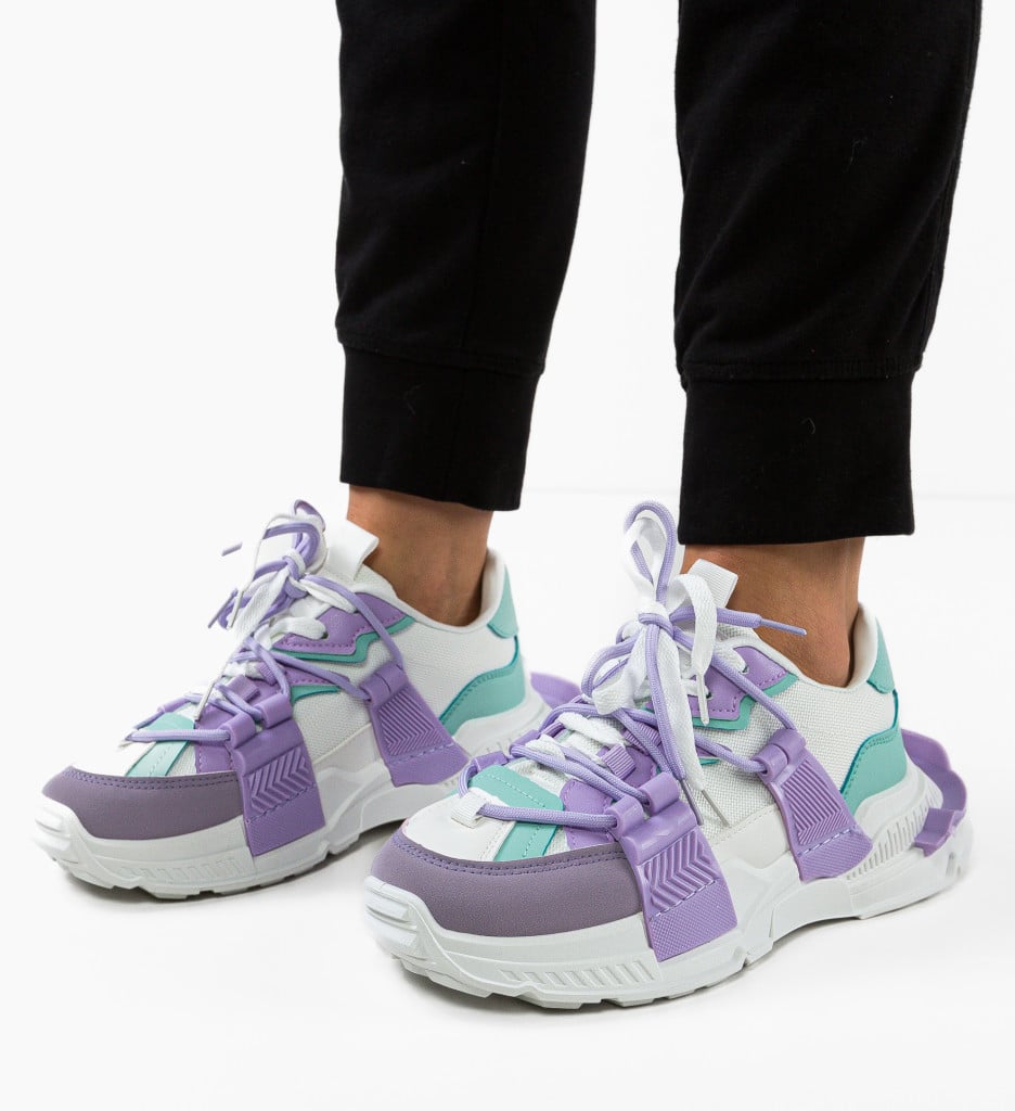 Sneakers Dama Tucker Mov - Confort si Stil - imagine 4