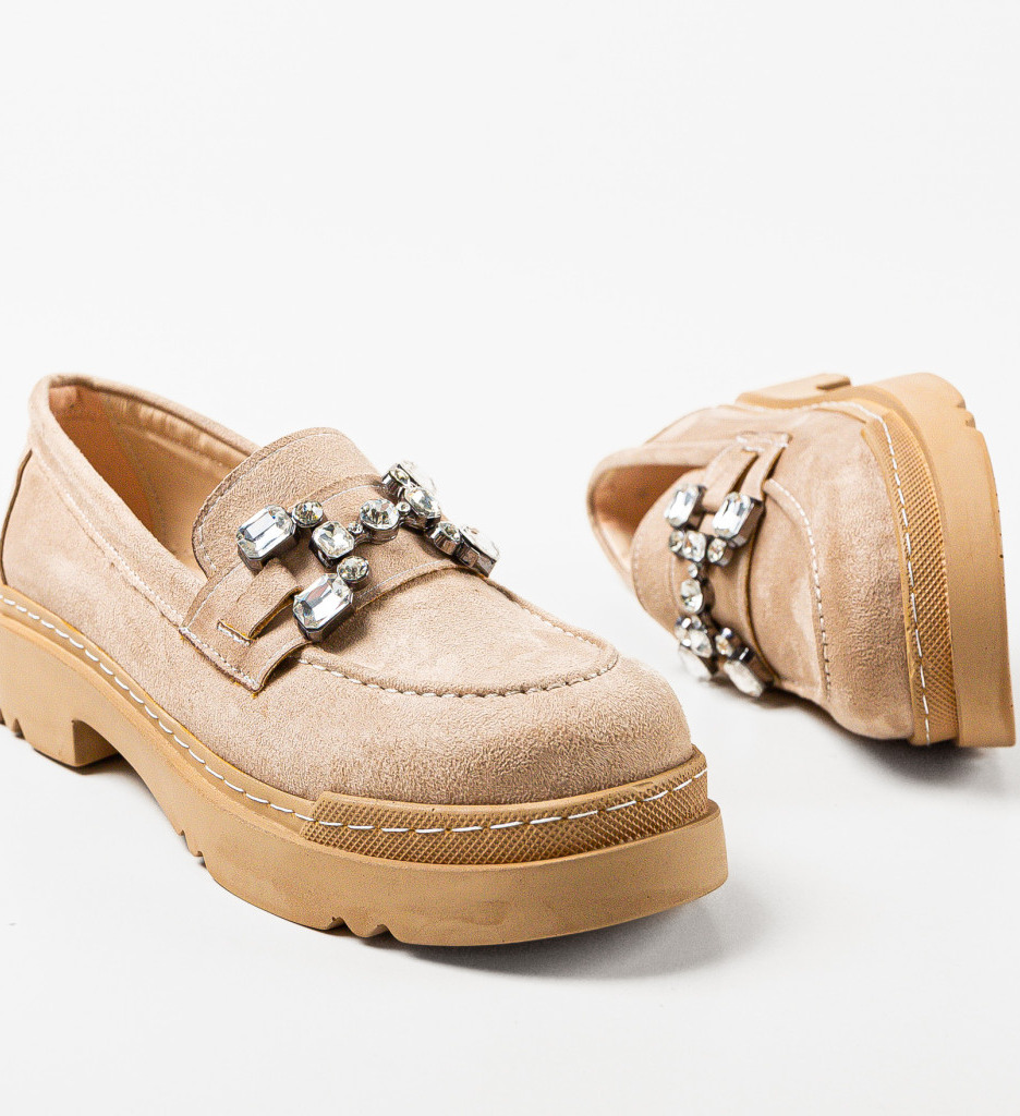 Pantofi Casual Maraya Bej | Stil & Confort - imagine 7
