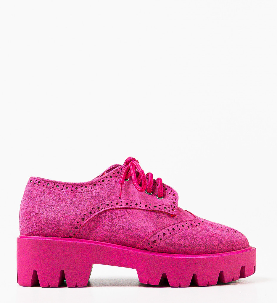 Pantofi Casual Dama Fuchsia - Confort și Stil - imagine 2