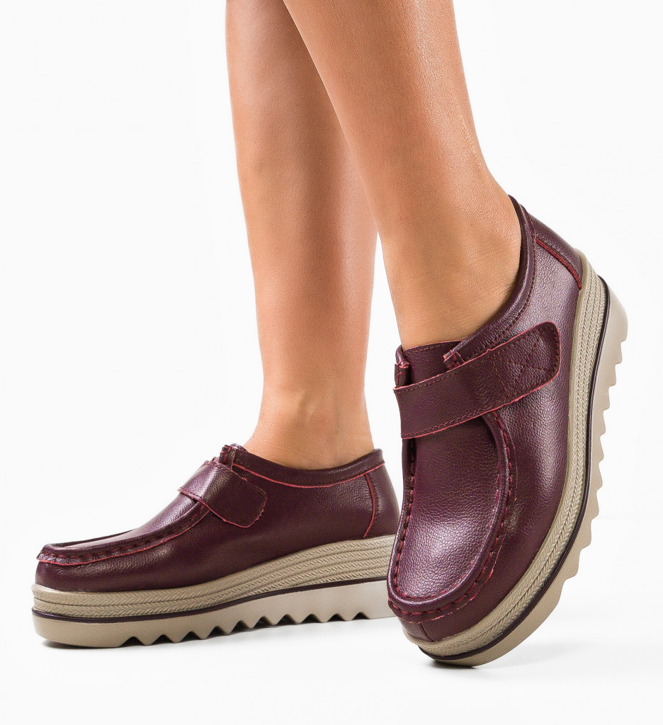 Pantofi Casual Straif Grena - Confort și Stil - imagine 3