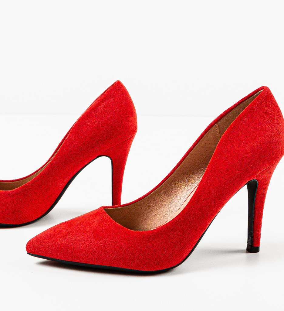 Pantofi dama Morrison cu toc rosii - Eleganță asigurată - imagine 5