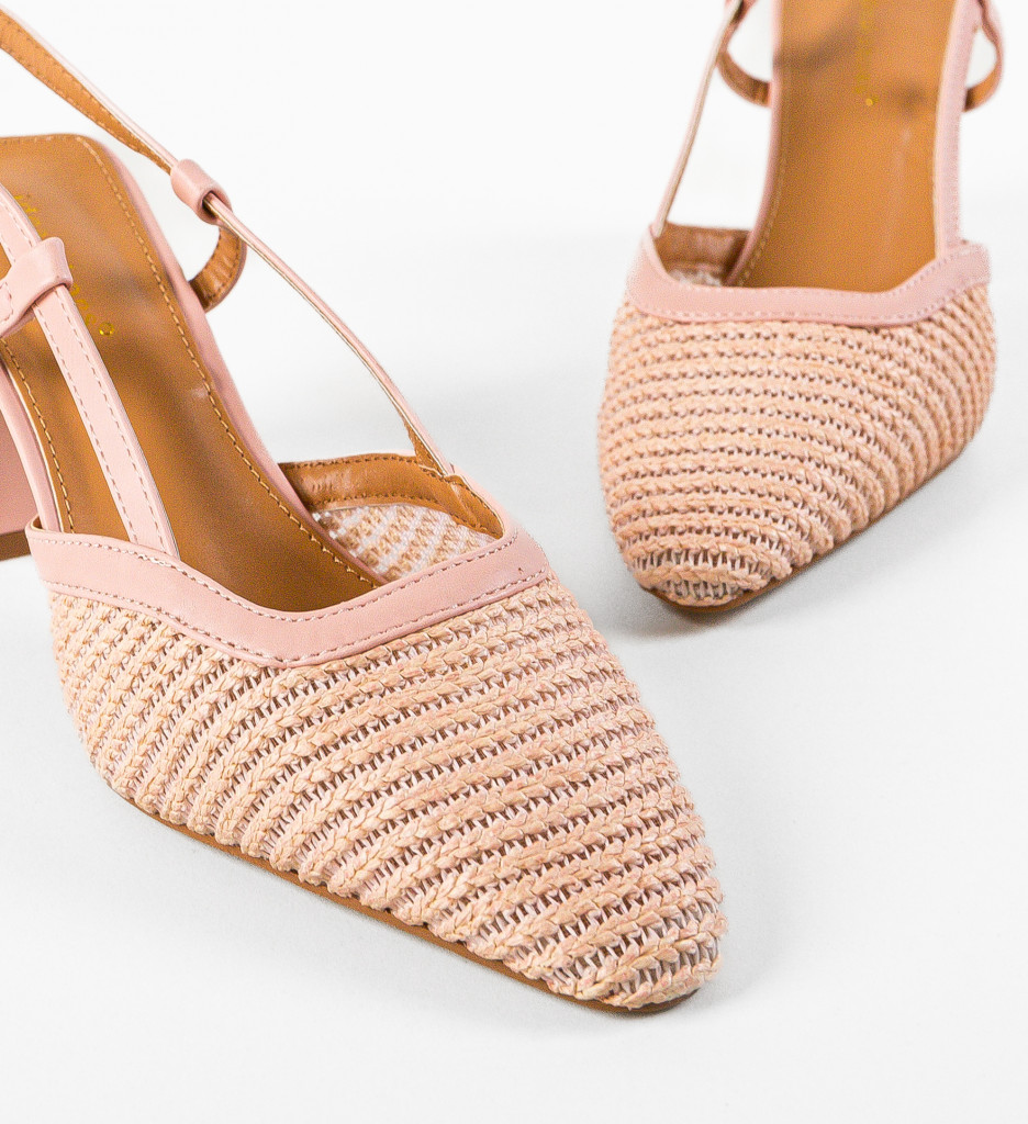 Pantofi cu Toc Agat Roz - Eleganță Asigurată - imagine 7