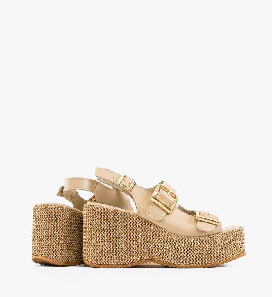 Sandale Dama Boreas Bej - Eleganță și Confort