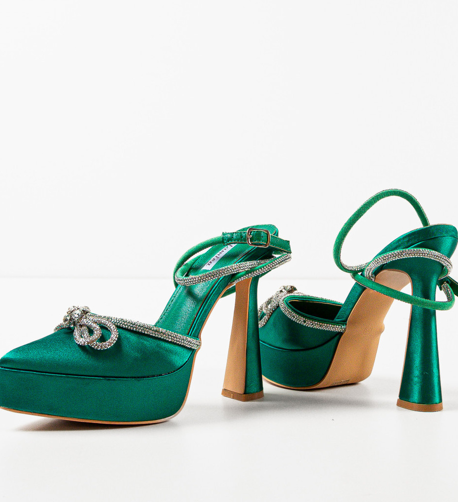 Pantofi cu Toc Verzi Camacho - Stil și Eleganță - imagine 5