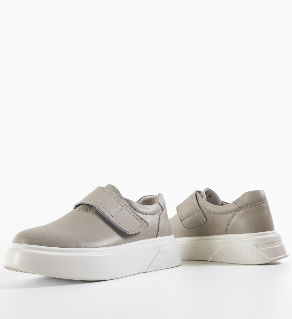 Pantofi Casual Slamet Gri - Confort și Stil Zilnic - imagine 4