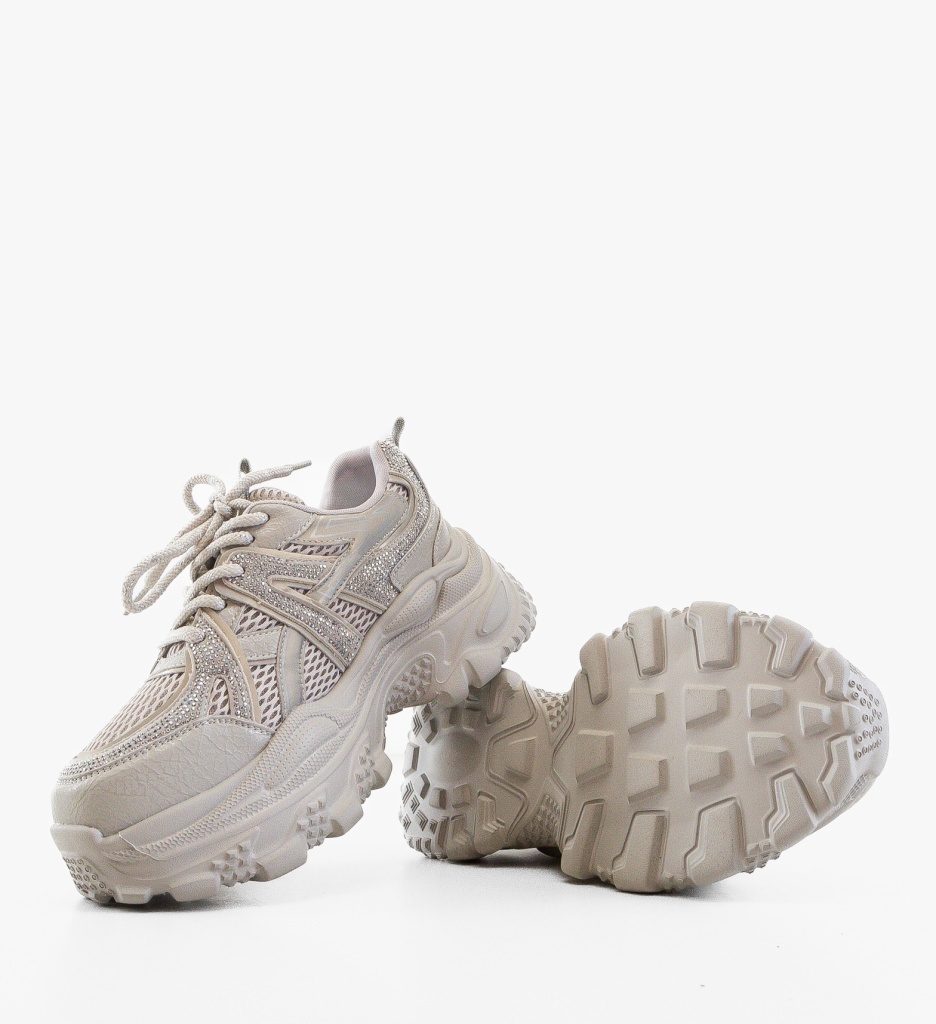 Sneakers Dama Venus Gri | Confort și Stil Sportiv - imagine 5