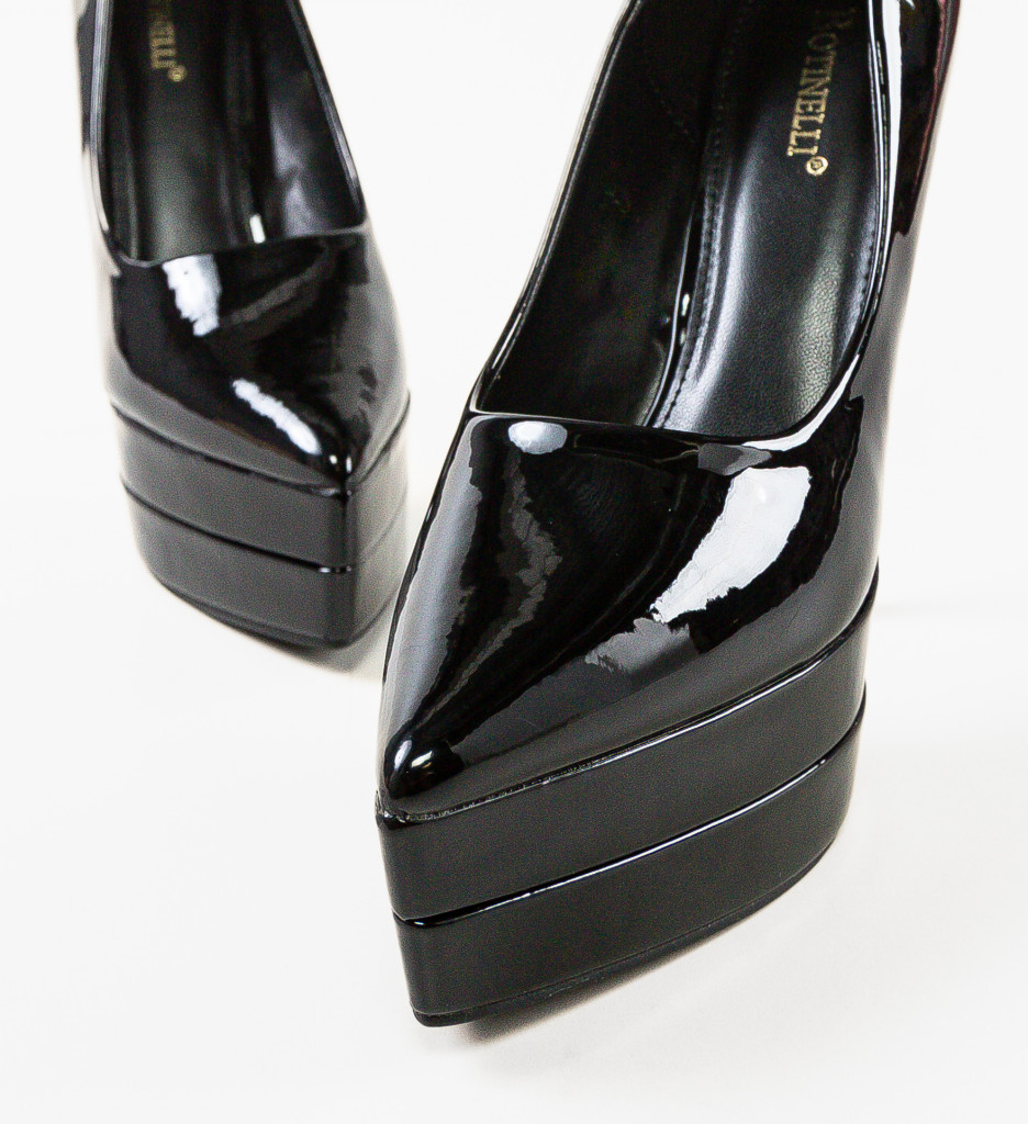 Pantofi Heath Negri Eleganță și Stil Premium - imagine 6