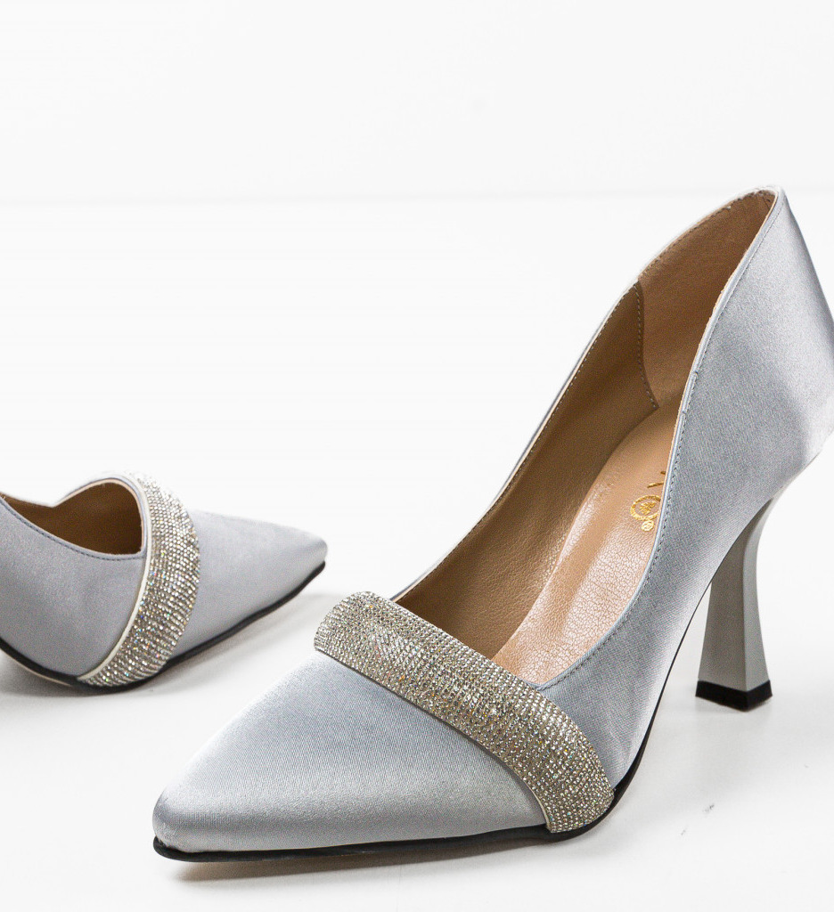 Pantofi dama Andor Gri - Eleganță și Stil - imagine 7
