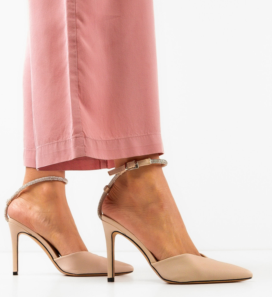 Pantofi Dama Lakeshi Bej | Eleganță și Stil - imagine 3