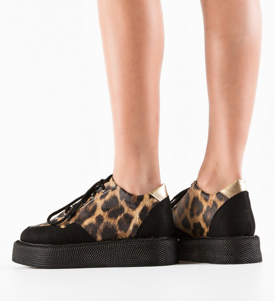 Pantofi Casual Vulpis Negri - Confort & Stil - imagine 6
