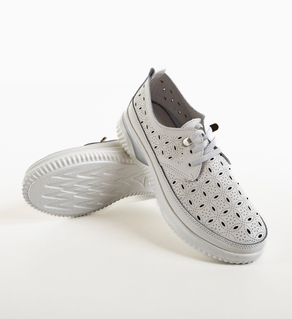 Pantofi Casual Balaj Albi - Confort și Stil - imagine 9