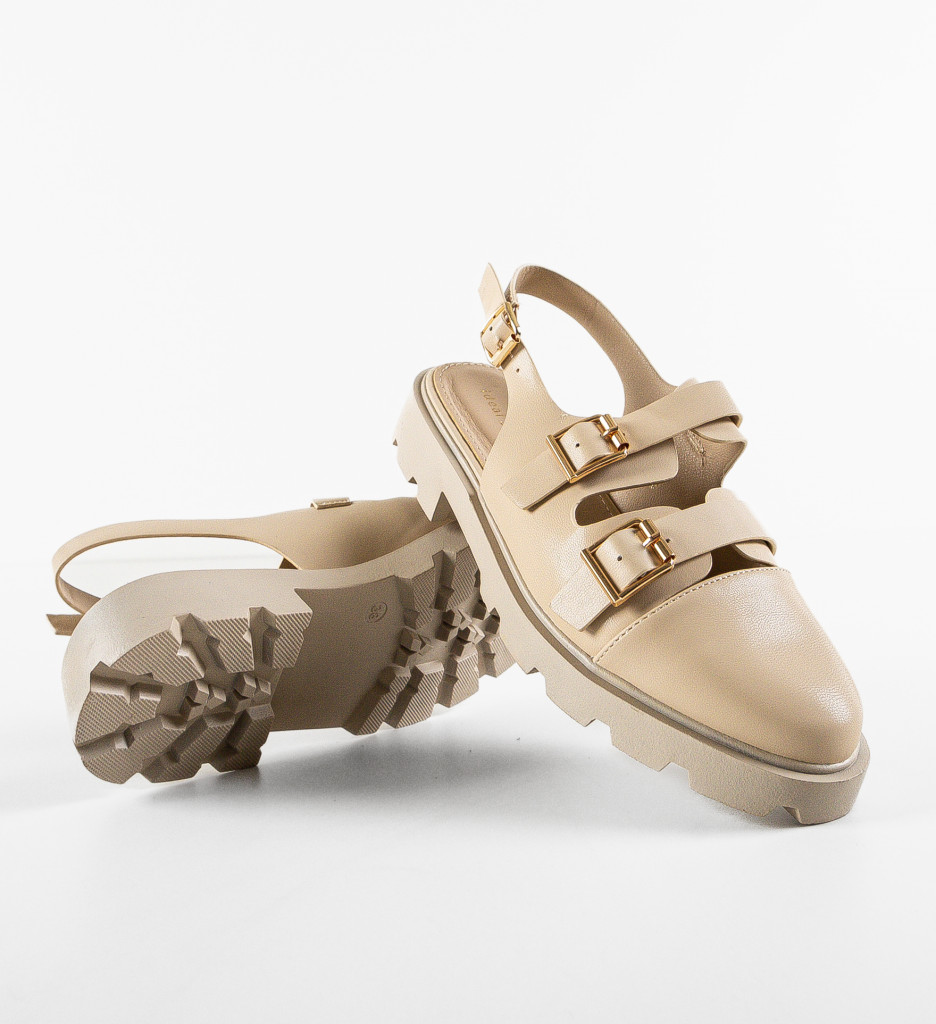 Pantofi Bej Dama Moldavit | Casual & Comodi - imagine 6
