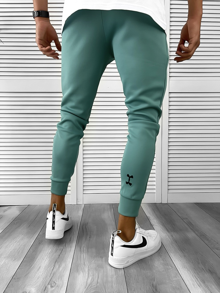 Pantaloni Trening Conici Vernil din Silon