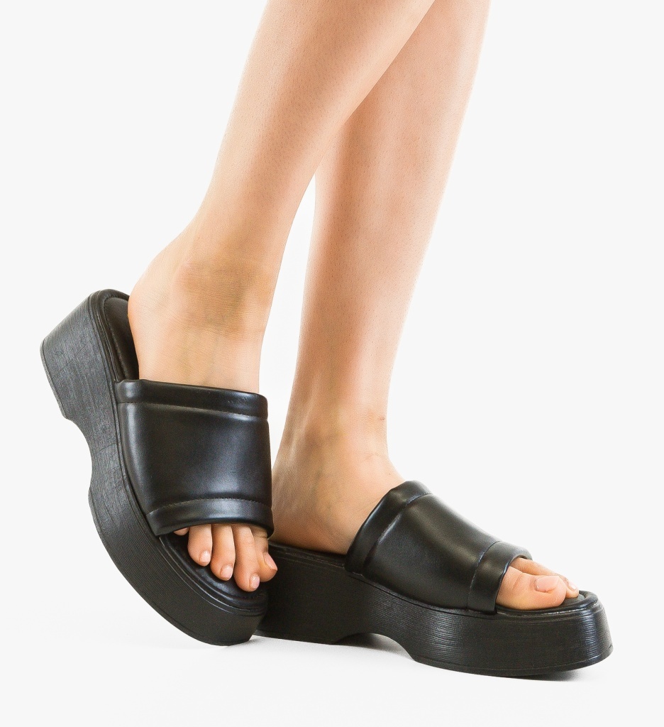Platforme Dama Duncan Negre - Stil si Confort - imagine 5