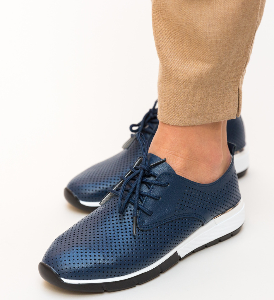 Pantofi Casual Albert Bleumarin | Confort și Stil - imagine 3