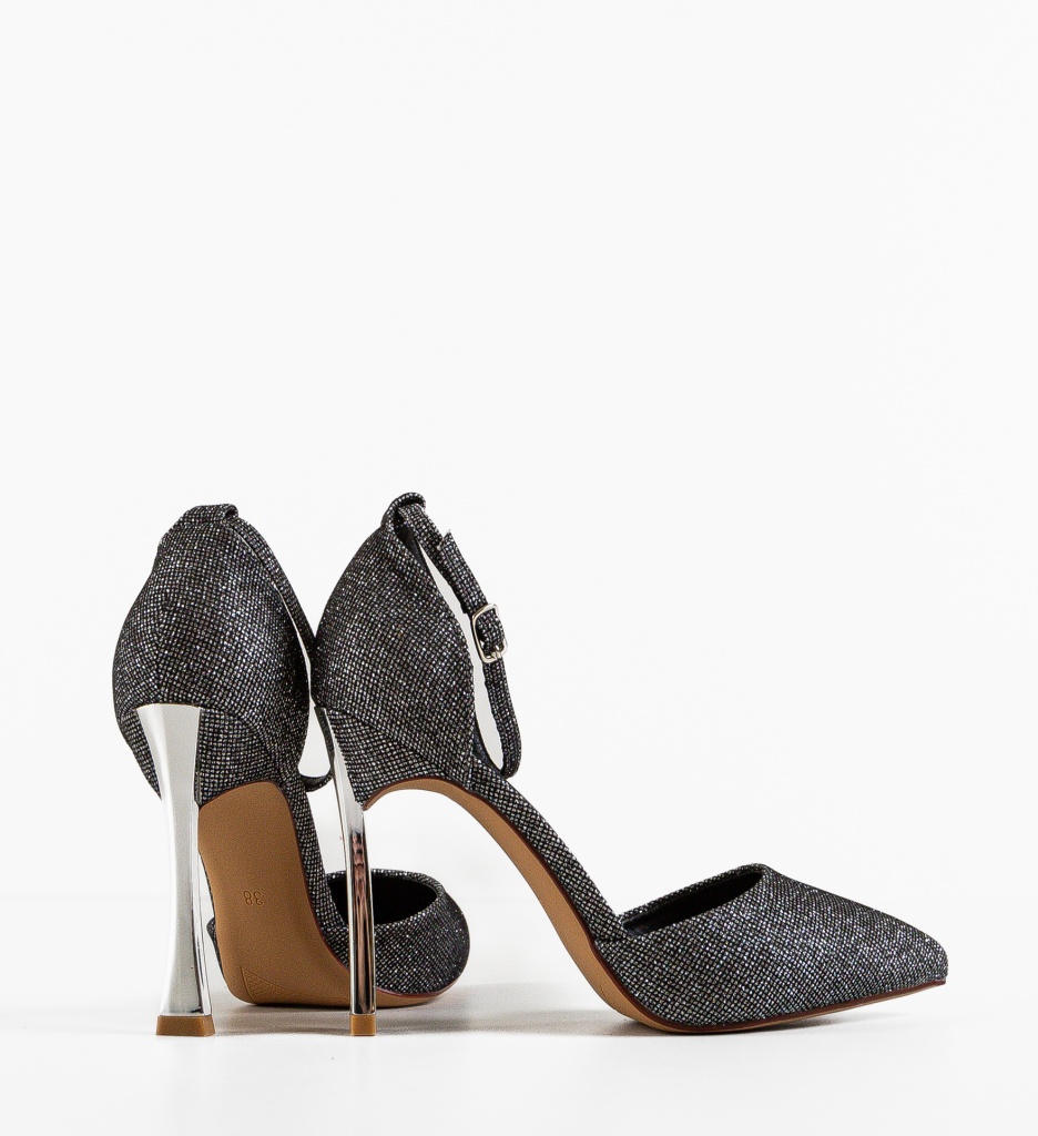 Pantofi Degalo Gri cu Toc - Eleganță și Stil - imagine 6