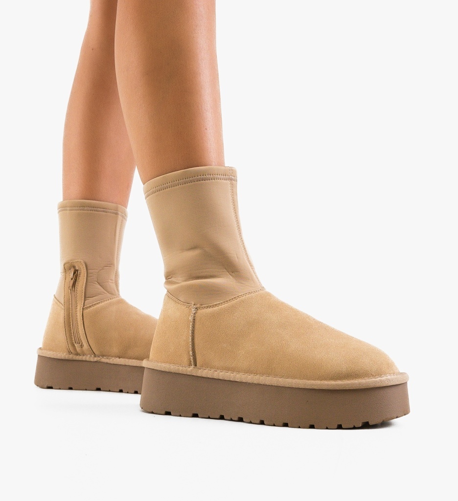 Cizme Ug Daboka Bej | Depurtat Confort - imagine 5