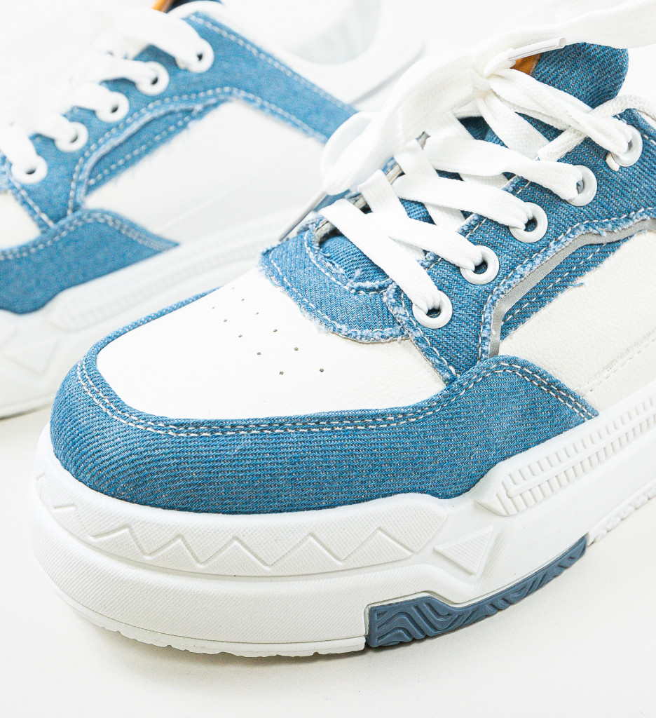 Sneakers Dama Albastri Kryst - Confort Sport - imagine 6