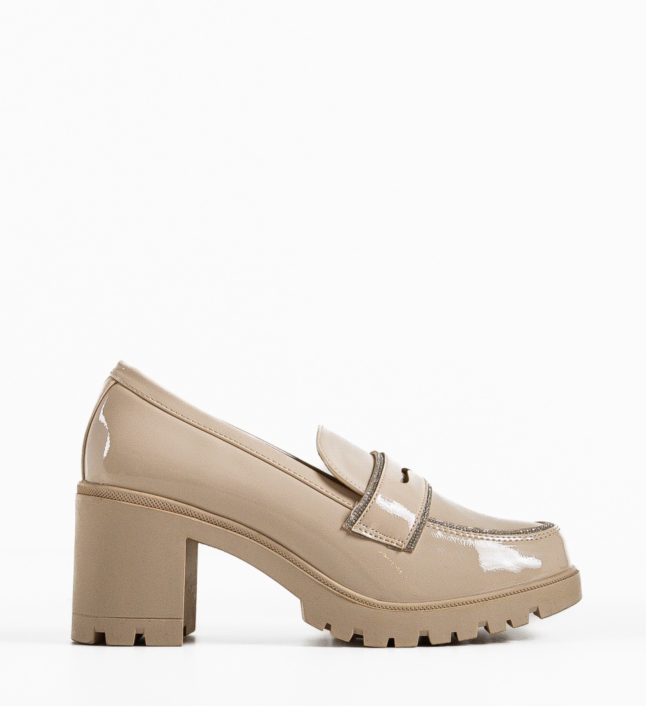 Pantofi Toc Ward Bej - Eleganță și Stil - imagine 4