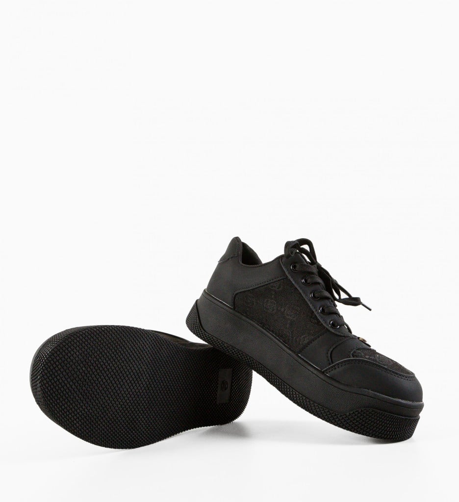 Sneakers Dama Guett Negri - Confort Sport - imagine 9